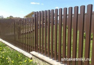 Штакетник широкий 115 мм 8017 шоколад в городе Казахстан